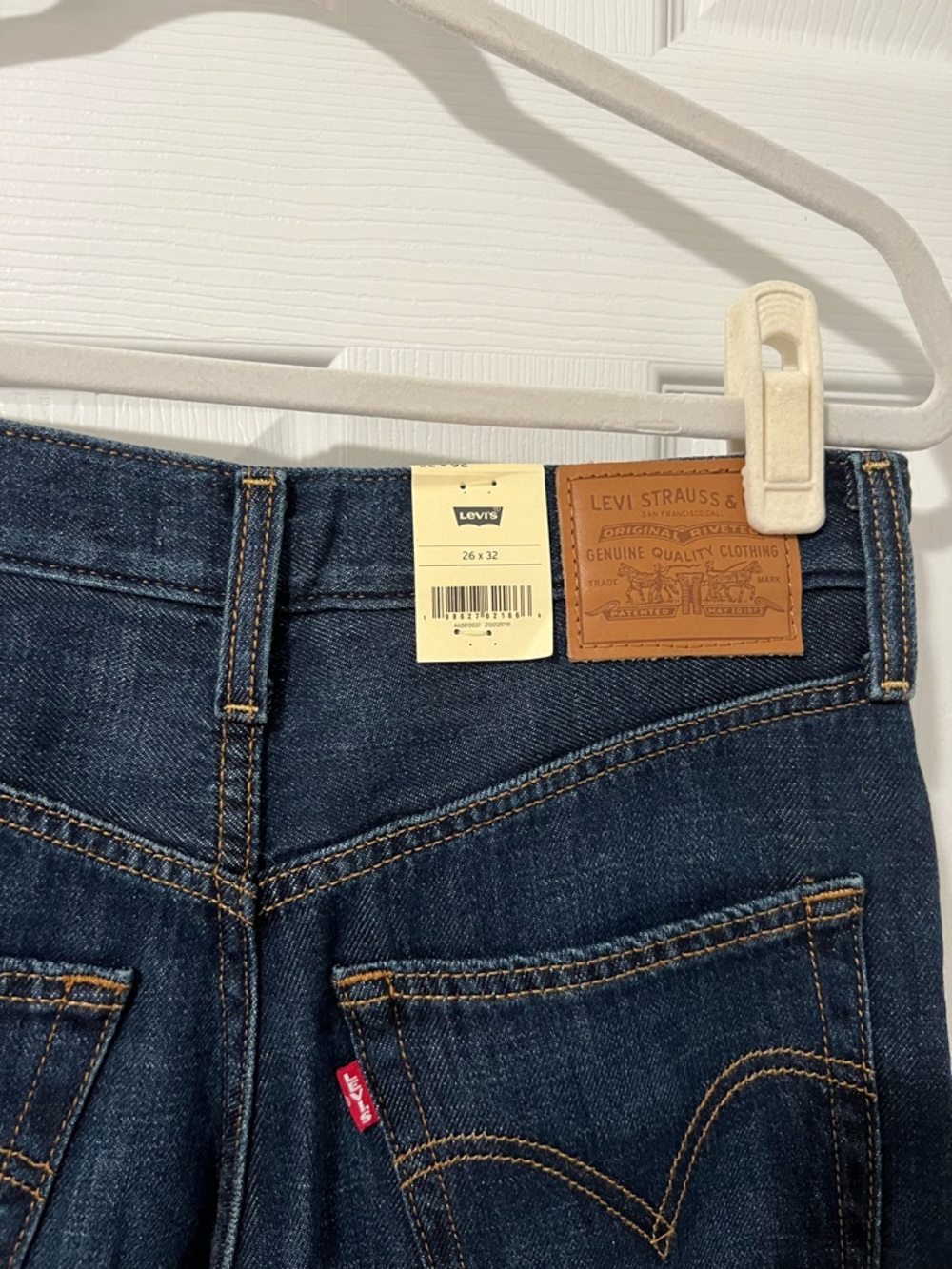 LEVI’S RIBCAGE WIDE-LEG LINEN+ DENIM WOMEN'S JEANS - Picture 4 of 5